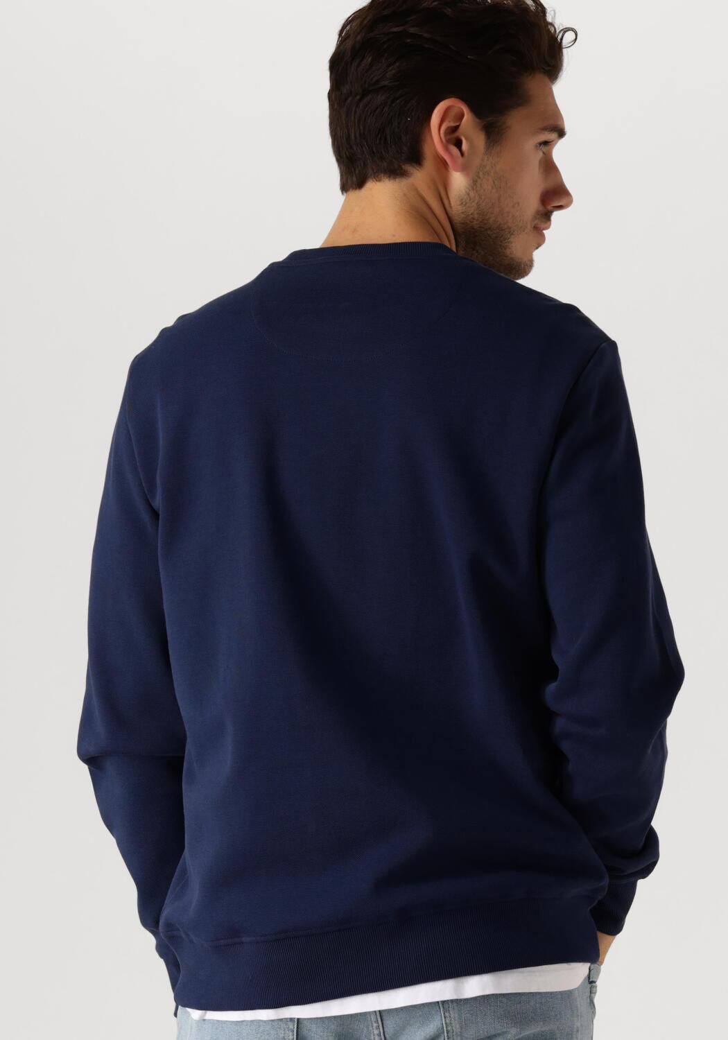 PME LEGEND Heren Truien & Vesten Crewneck Pique Double Face Sweat Donkerblauw
