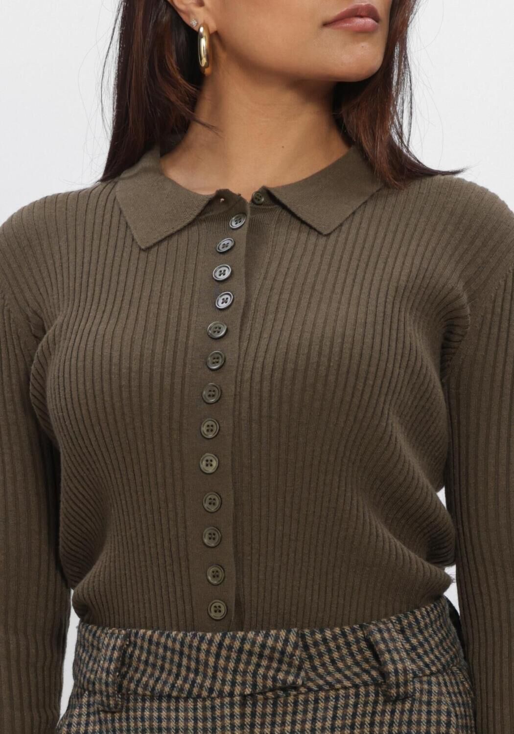Khaki SUNCOO Trui GARDA - large