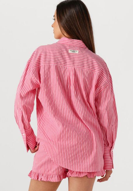 Koraal COLOURFUL REBEL Blouses VICKY STRIPED DROPPED SHOULDER BLOUSE - large