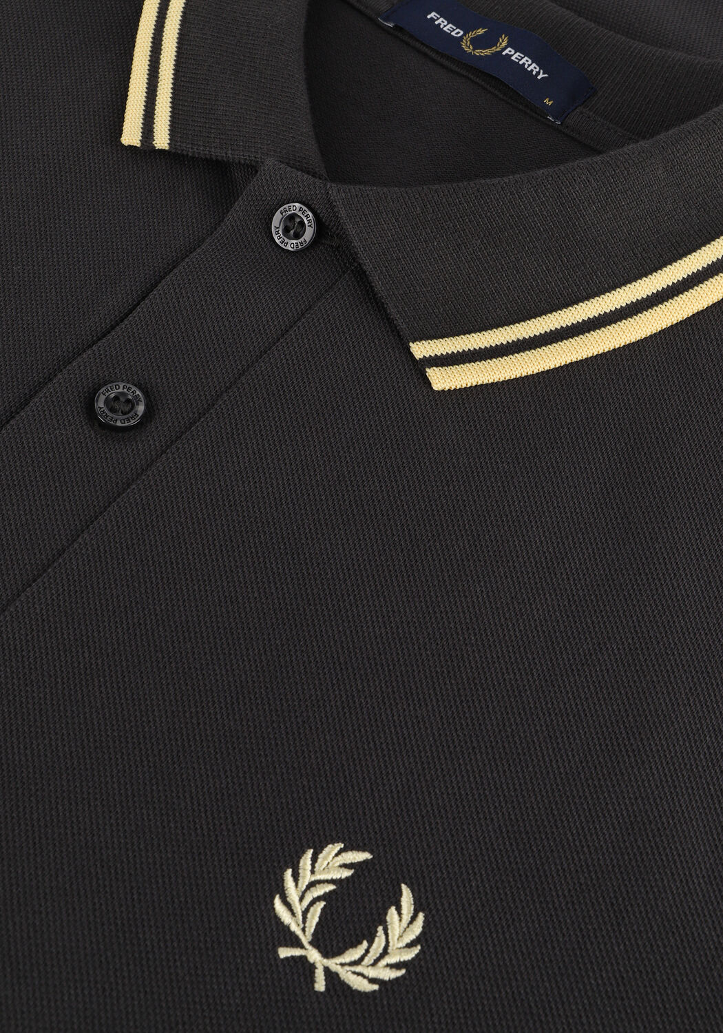Grijze FRED PERRY Polo TWIN TIPPED FRED PERRY SHIRT - large