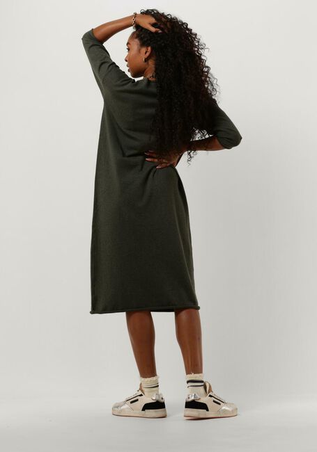 Khaki PENN & INK Midi jurk W23B217 - large
