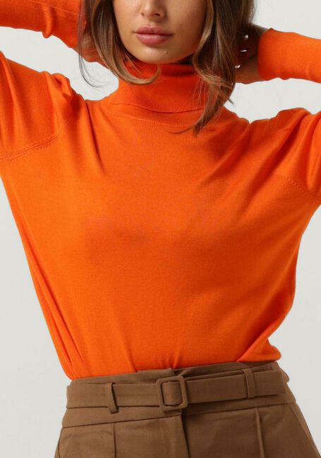 Oranje NOTRE-V Coltrui BASIC KNIT BLOUSE - large