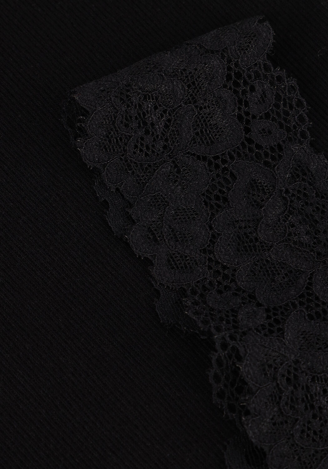 Zwarte ROSEMUNDE Top BERNADINE SL REGULAR V-NECK TOP - large