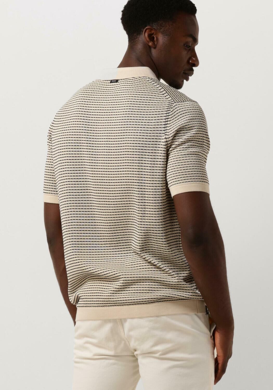 VANGUARD Heren Polo's & T-shirts Short Sleeve Polo Cotton Modal Beige
