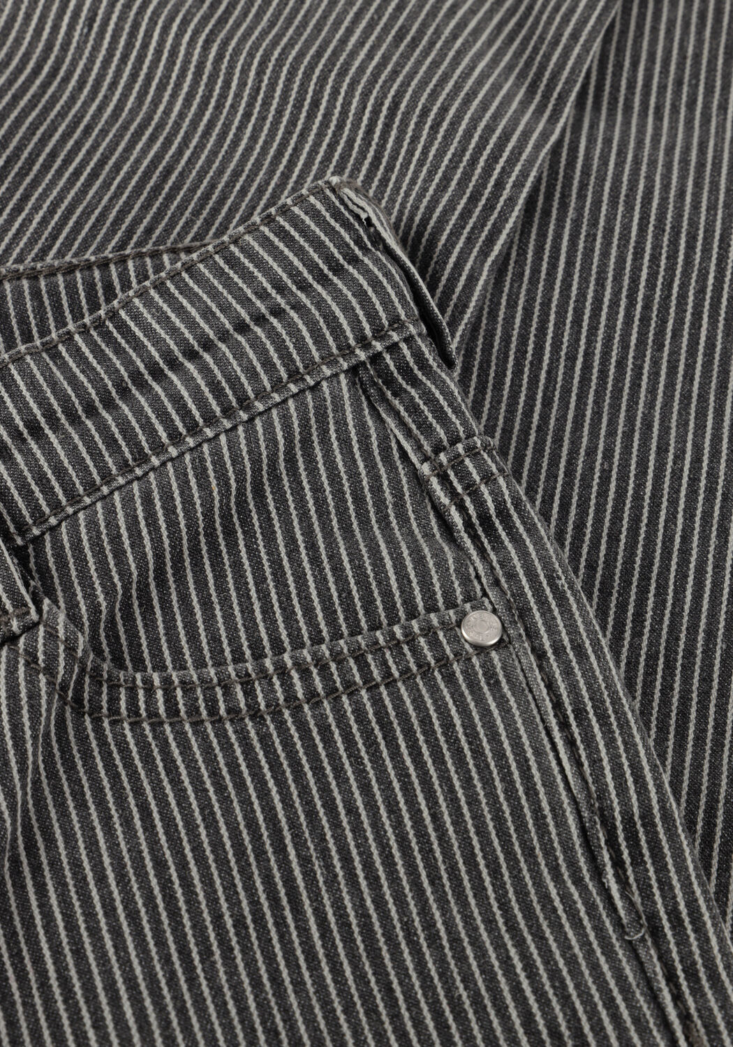 Donkergrijze DAILY7 Straight leg jeans STRAIGHT WORKER FIT STRIPE - large