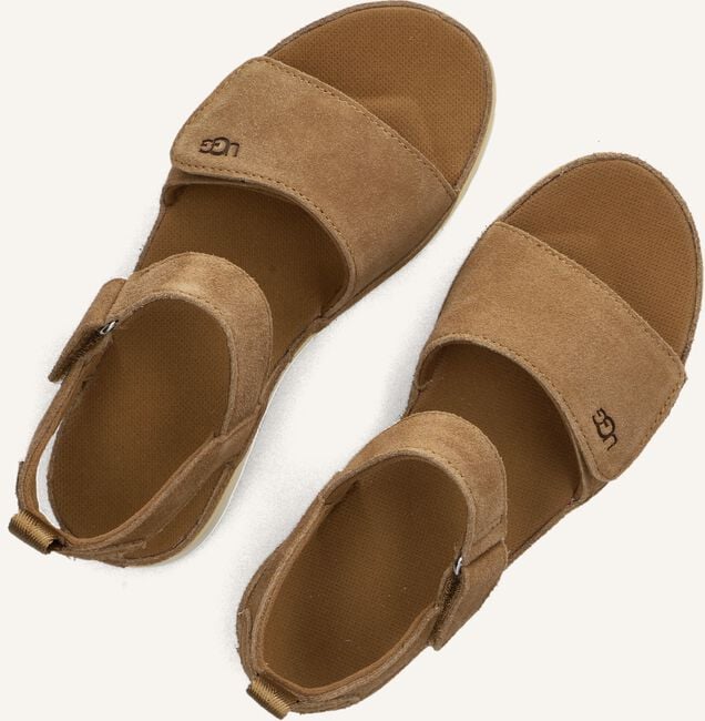 Bruine UGG Platte sandalen GOLDENSTAR Bruine UGG Platte sandalen GOLDENSTAR - large