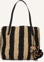 Zwarte FRED DE LA BRETONIERE Shopper 0455 SHOPPINGBAG RAFFIA L Zwarte FRED DE LA BRETONIERE Shopper 0455 SHOPPINGBAG RAFFIA L - medium