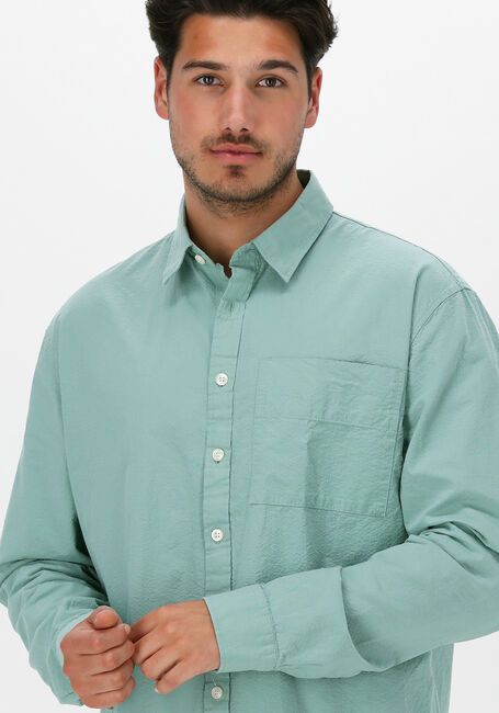 Mint SELECTED HOMME Casual overhemd SLHREGAXEL SHIRT LS SEERSUCKER - large