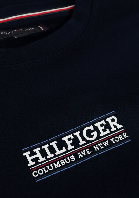 Donkerblauwe TOMMY HILFIGER T-shirt SMALL HILFIGER TEE Donkerblauwe TOMMY HILFIGER T-shirt SMALL HILFIGER TEE - large