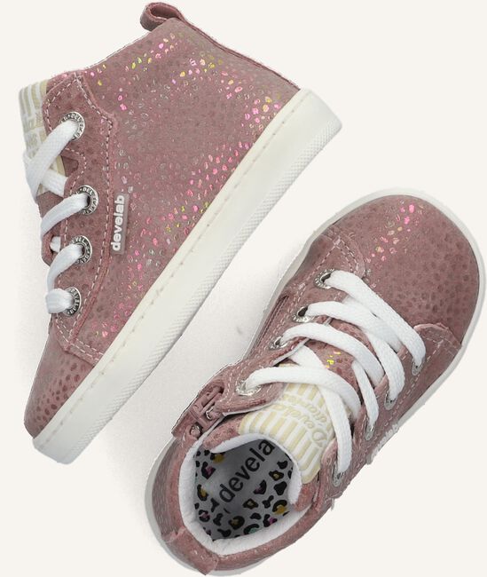 Roze DEVELAB Hoge sneaker 41362 Roze DEVELAB Hoge sneaker 41362 - large