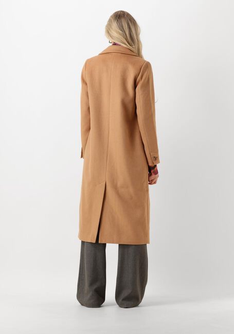 Camel NOTRE-V Mantel WOOL COAT - large