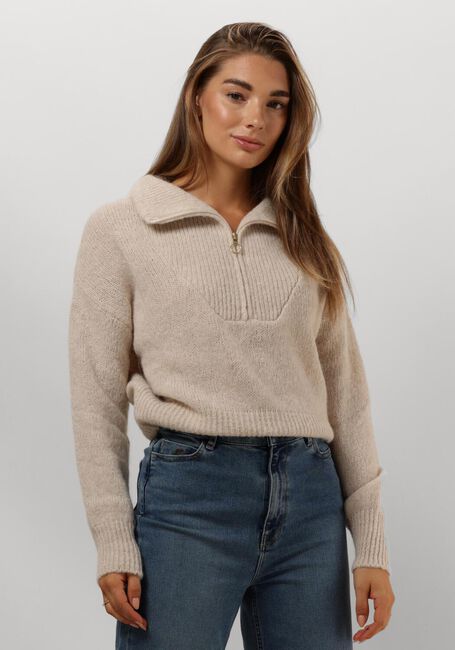 Beige BY-BAR Trui BOXY BEAU PULLOVER - large