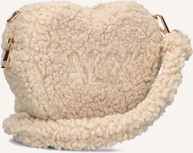 Beige ALIX THE LABEL Schoudertas LADIES WOVEN FAUX FUR HEART BAG Beige ALIX THE LABEL Schoudertas LADIES WOVEN FAUX FUR HEART BAG - large