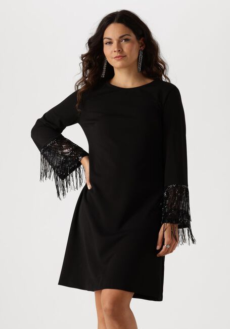 Zwarte ANA ALCAZAR Mini jurk MODERN MIX DRESS - large