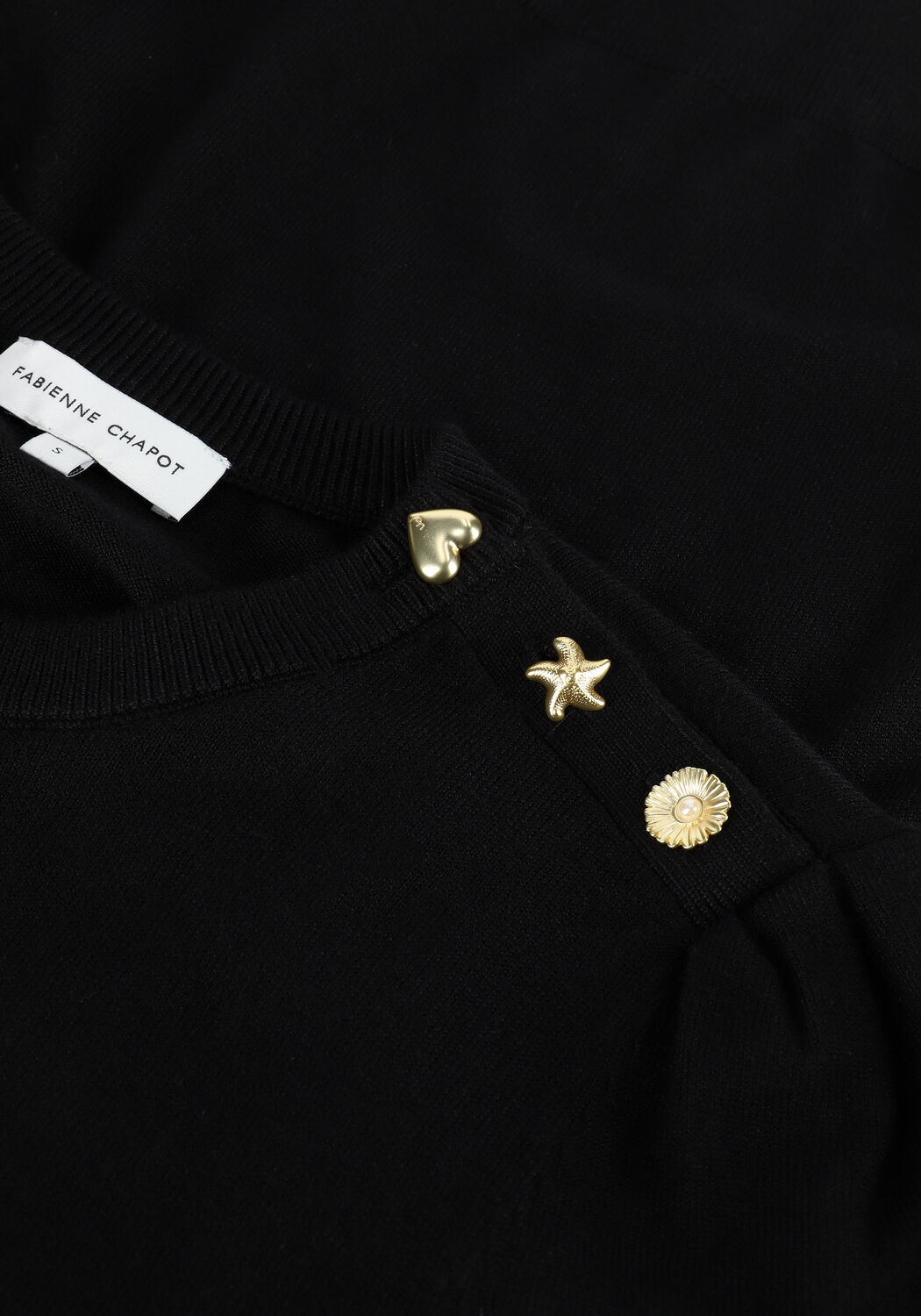 Zwarte FABIENNE CHAPOT Trui MOLLY BALLOON PULLOVER - large