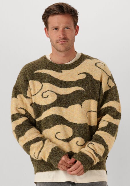 Multi WOODBIRD Trui WBKURT CLOUD CREW - large