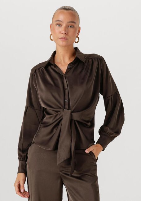 Bruine NEO NOIR Blouses NAJA SATIN SHIRT - large