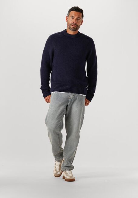 Donkerblauwe LES DEUX Trui GILBERT CREWNECK KNIT - large