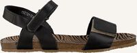 Zwarte RED-RAG Platte sandalen 19278 - medium