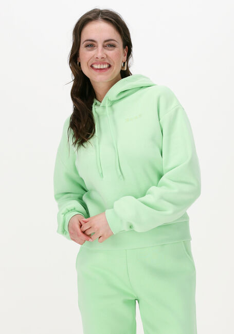 Groene NA-KD Trui ORGANIC LOGO BASIC HOODIE - large