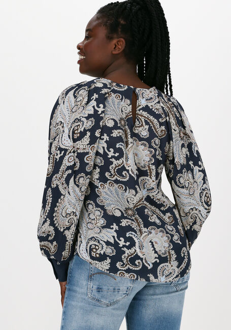Blauwe MOS MOSH Blouses URIKA PERSIA LS BLOUSE - large