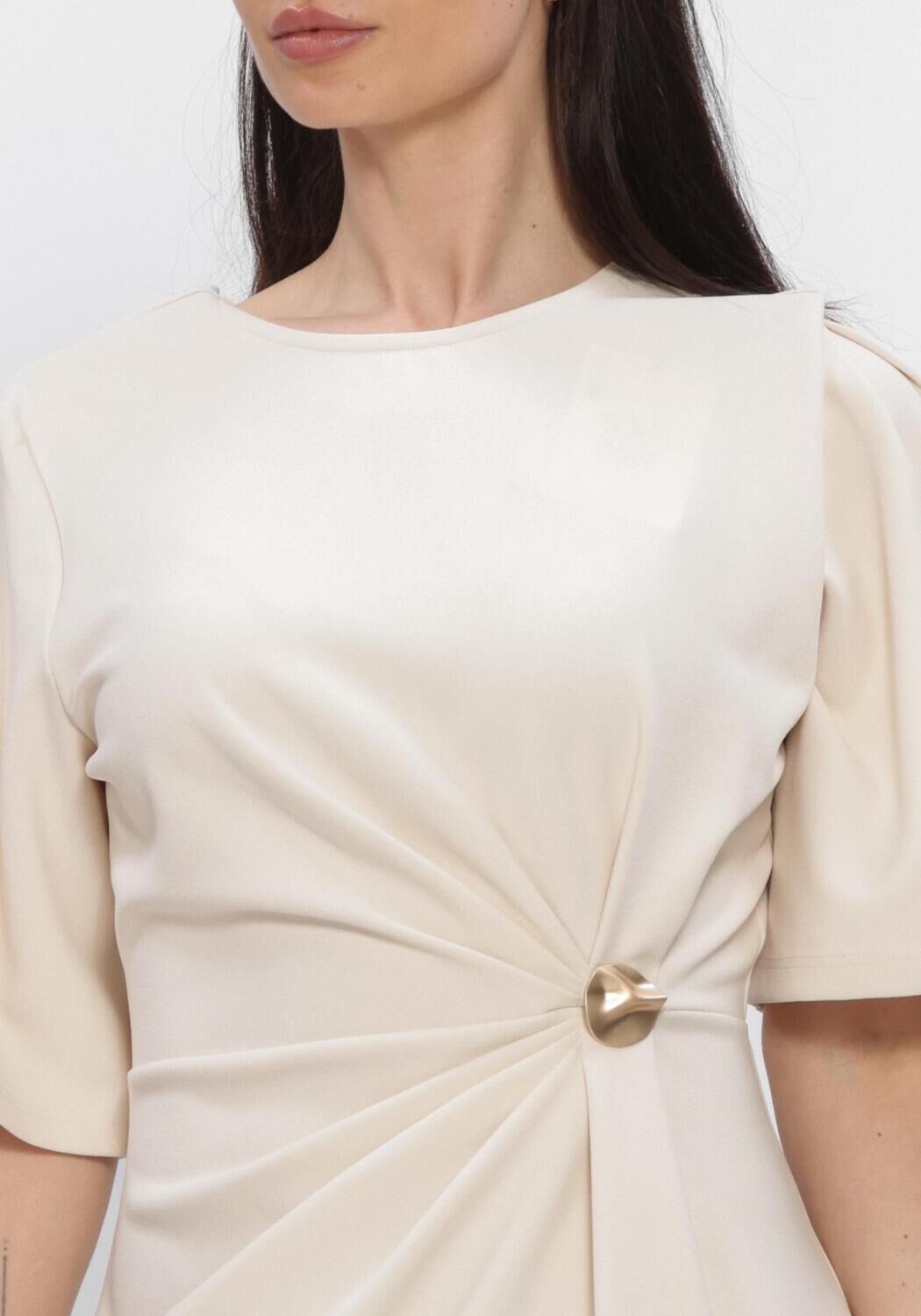 Beige SECOND FEMALE Jurken LIANA DRESS - large