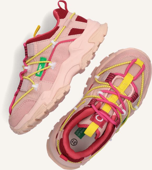 Roze BENETTON Lage sneakers FLOW Roze BENETTON Lage sneakers FLOW - large