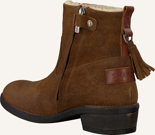 Bruine SHABBIES Enkellaarsjes 0216 Bruine SHABBIES Enkellaarsjes 0216 - large