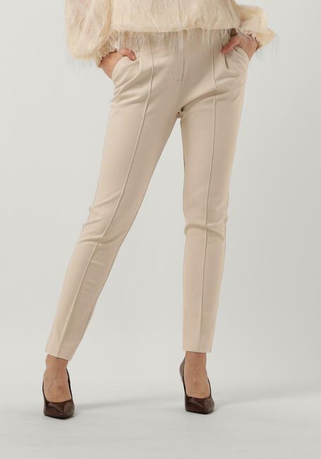 Witte SUMMUM Flared broek TROUSERS PUNTO MILANO - large