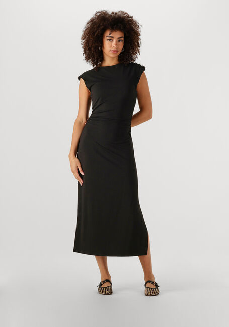 Zwarte EDITED Midi jurk WIARA DRESS - large