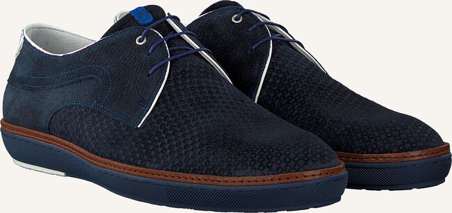 Blauwe FLORIS VAN BOMMEL Veterschoenen 14020 Blauwe FLORIS VAN BOMMEL Veterschoenen 14020 - large