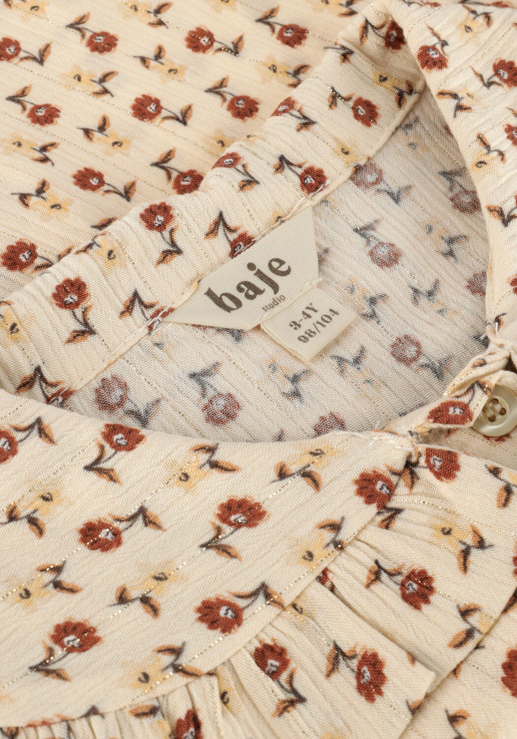 Beige BAJE STUDIO Blouses SHORTSLEEVE BLS - large