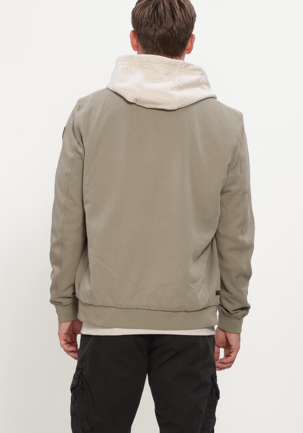 Groene PME LEGEND Jack SHORT JACKET SINGLE JERSEY TERRY NYLON MIX HB - large