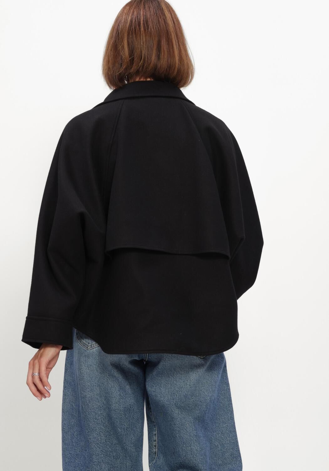 Zwarte WITHBLACK Jack WBLJACKIE BATSLEEVE JACKET - large