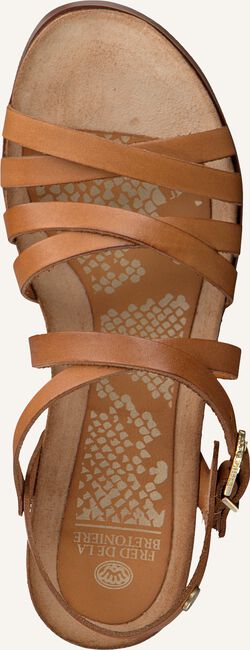 Cognac FRED DE LA BRETONIERE Platte sandalen 170010105 FRS0655 Cognac FRED DE LA BRETONIERE Platte sandalen 170010105 FRS0655 - large