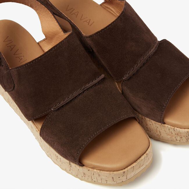 Bruine VIA VAI Sandalen SISSEL RUBY - large