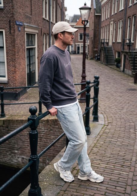 Donkergrijze FOR&Eacute;T Sweater ROPE SWEATSHIRT - large