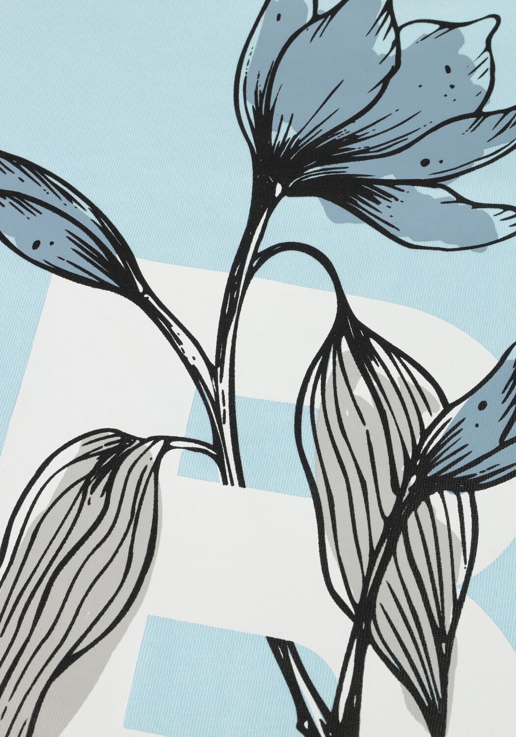 Lichtblauwe BALLIN T-shirt 017132 - large