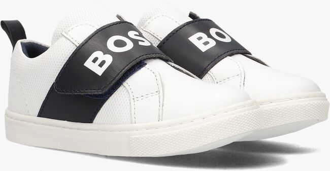 Witte BOSS KIDS Lage sneakers BASKETS J50870 - large
