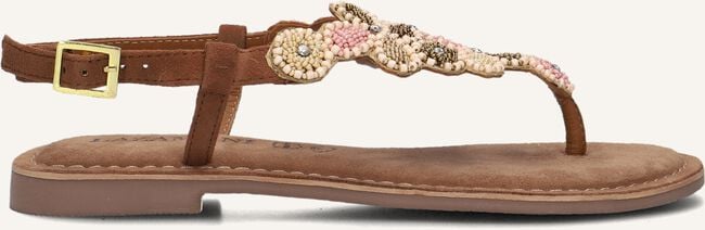 Bruine LAZAMANI Platte sandalen 75.017 Bruine LAZAMANI Platte sandalen 75.017 - large