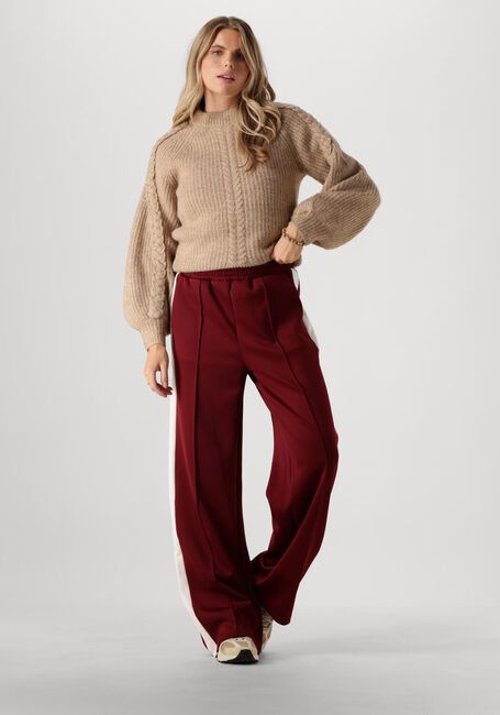 Bordeaux OBJECT Broeken OBJCASSISY MW LO PANT - large