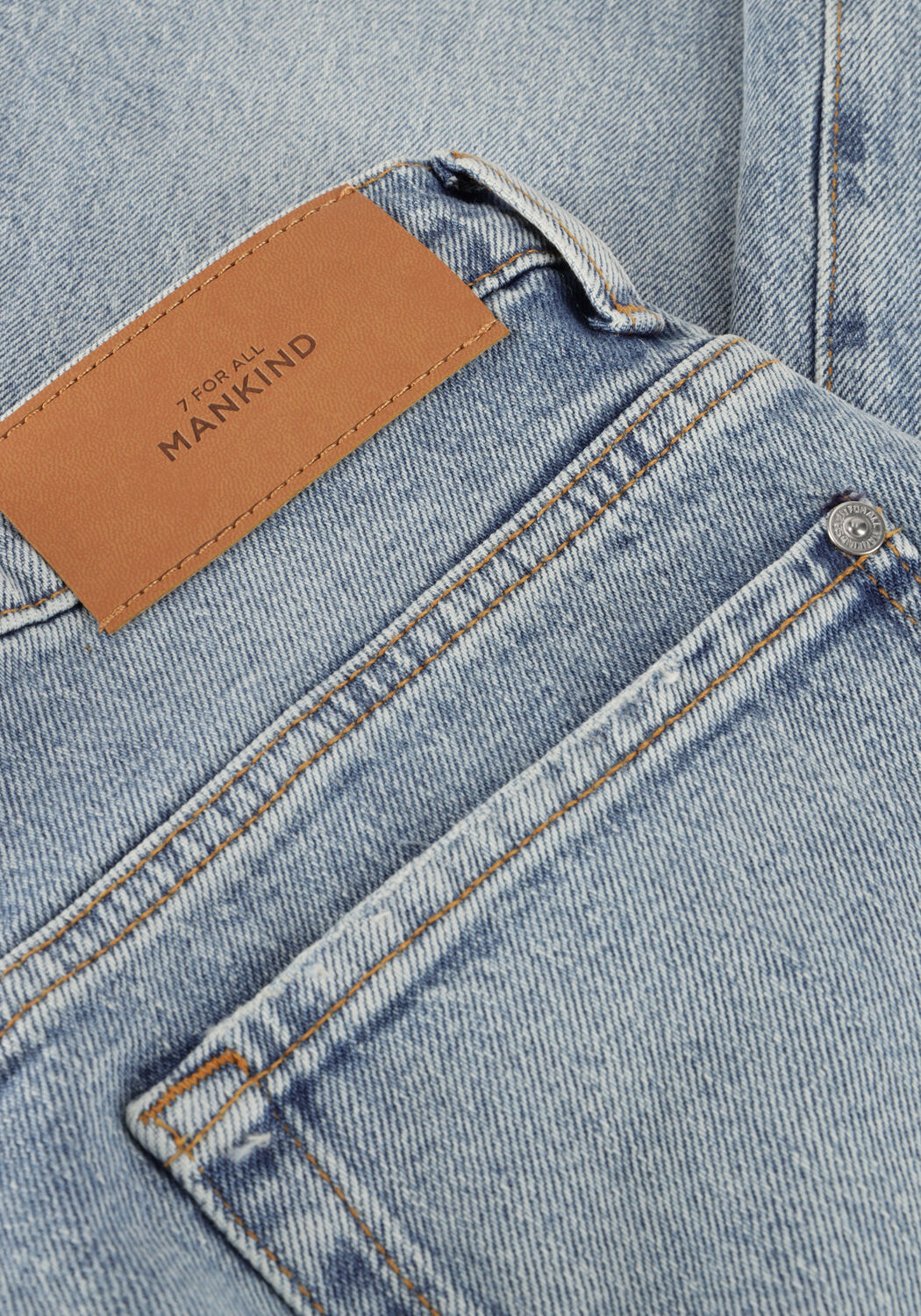 Lichtblauwe 7 FOR ALL MANKIND Straight leg jeans TESS TROUSER ODE TO - large