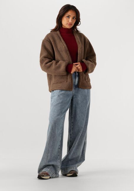 Bruine YDENCE Teddy jas JACKET SALLY - large