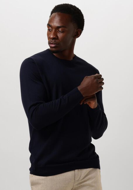 Donkerblauwe PROFUOMO Trui PULLOVER CREWNECK - large