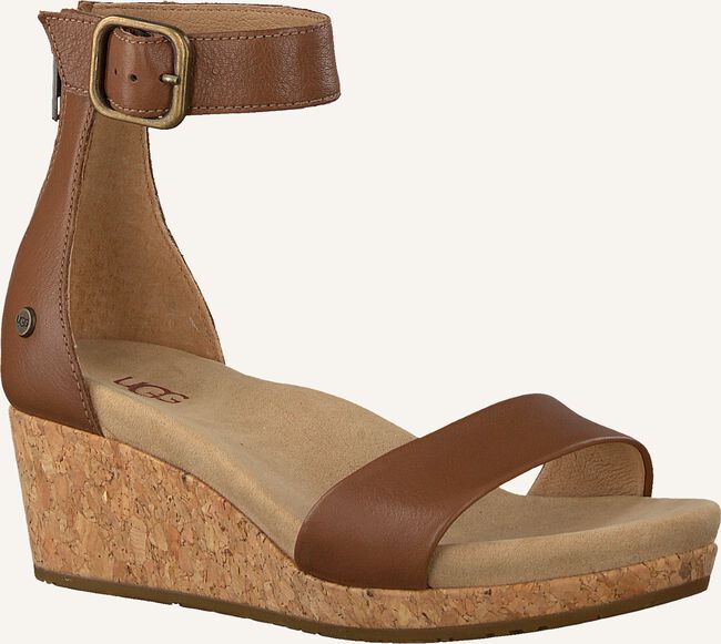 Bruine UGG Platte sandalen ZOE II Bruine UGG Platte sandalen ZOE II - large