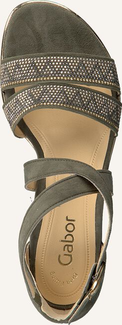 Groene GABOR Platte sandalen 601 Groene GABOR Platte sandalen 601 - large
