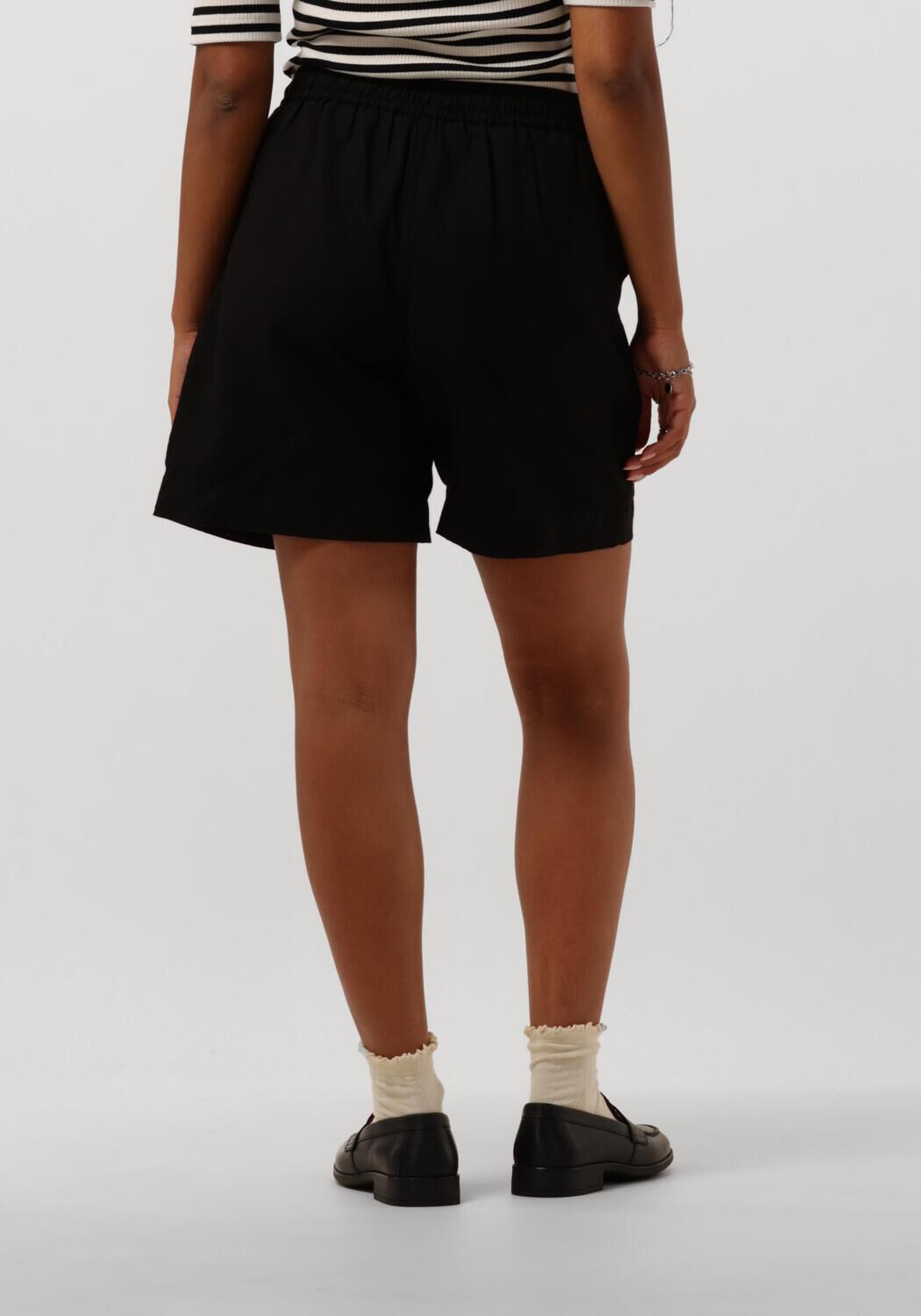 NEO NOIR Dames Broeken Shea Linen Shorts Zwart
