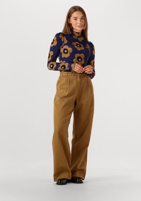 Donkerblauwe POM AMSTERDAM Top TURTLENECK - FLEURS PARFAITES - large
