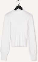 Witte NA-KD Longsleeves HIGH NECK KNITTED POLO Witte NA-KD Longsleeves HIGH NECK KNITTED POLO - medium