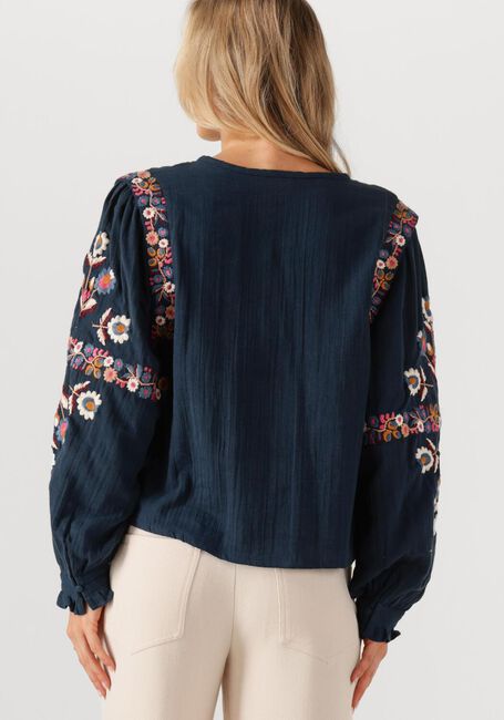 Donkerblauwe LOUIZON Blouses PLOUM - large